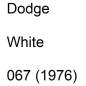 Preview: Dodge, White, 067 (1976).